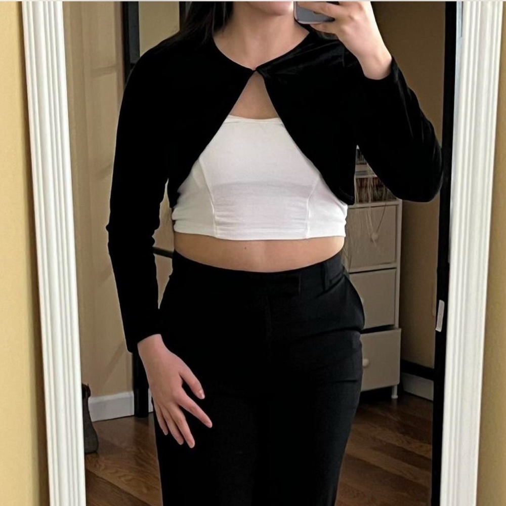Black Bolero Cardigan